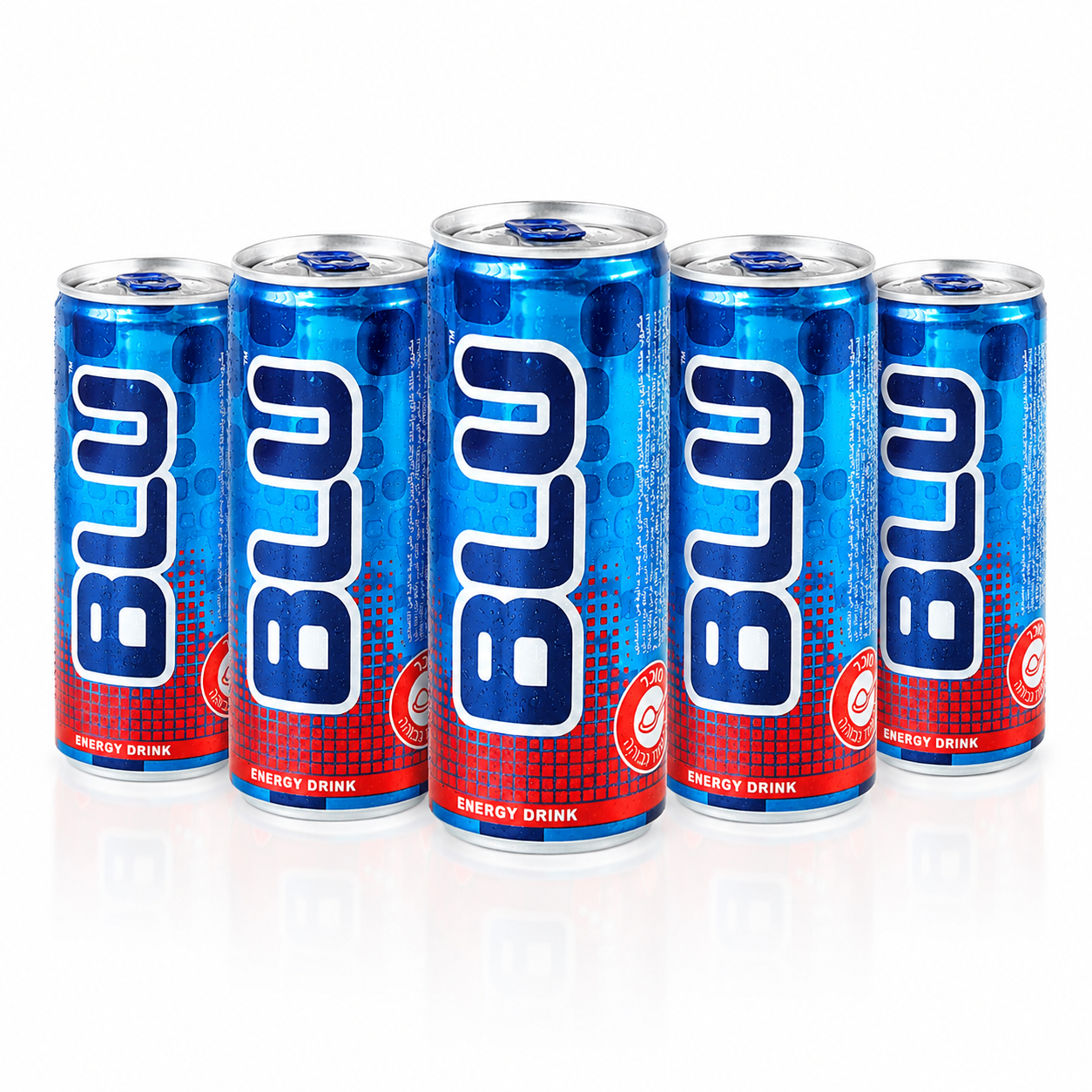 משלוח 5 פחיות בלו משקה אנרגיה - BLU באר שבע