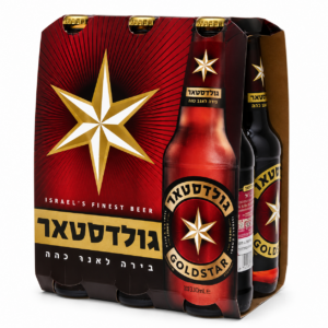 שישיית בירה גולדסטאר 330 מל