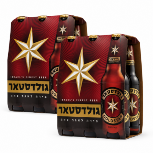 שתי שישיות גולדסטאר 330 מל